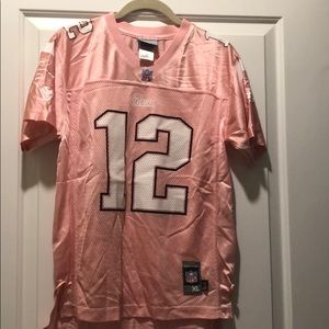 Tom Brady pink jersey Reebok